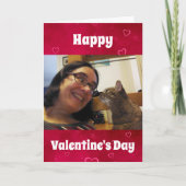 Valentijnsdag Hond Kat Huisdier Vader Echtgenoot F Feestdagen Kaart (Voorkant)