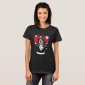 Valentijnsdag hondenliefhebber t-shirt (Voorkant volledig)