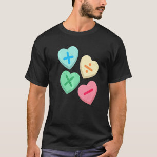 Valentijnsdag hoort bij Wiskunde symbolen voor Wis T-shirt