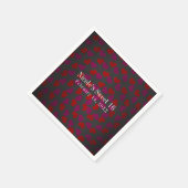 Valentijnsdag hoort de feestdag vieren servetten (Hoek)