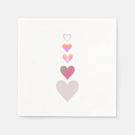 Valentijnsdag hoort een eenvoudig stutpatroon servet