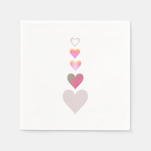 Valentijnsdag hoort een eenvoudig stutpatroon servet