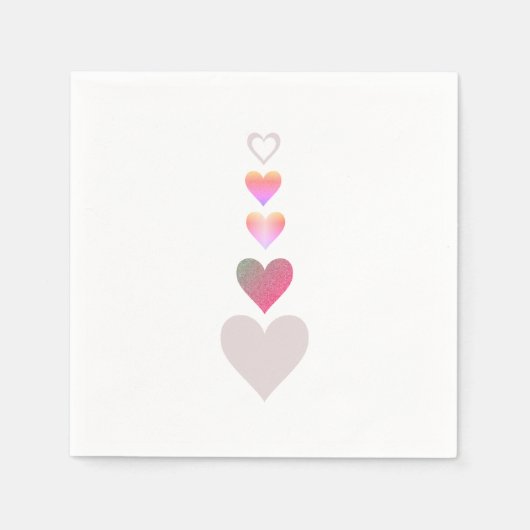 Valentijnsdag hoort een eenvoudig stutpatroon servet (Voorkant)