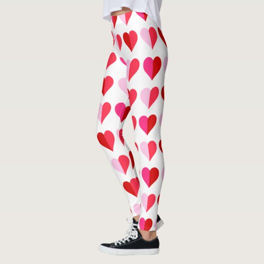 Valentijnsdag hoort overal over rood roze klauw leggings (Links)