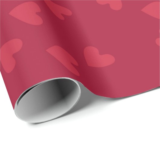Valentijnsdag Hoort rood patroon Cadeaupapier (Rol Hoek)