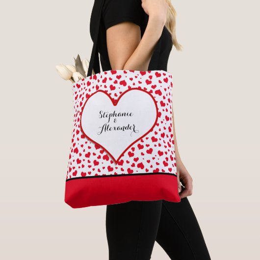Valentijnsdag Hoortpatroonliefhebbergen Tote Bag (Dichtbij)