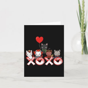 Valentijnsdag Horror Films Eenhoorn Xoxo Kaart