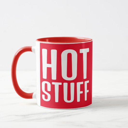 VALENTIJNSDAG HOT STUFF GRAPPIGE KOFFIE MOK (Links)