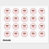 Valentijnsdag Hou van je een Latte Stickers (Vel)