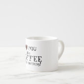Valentijnsdag houdt van Coffee Espresso Mok (Voorkant rechts)