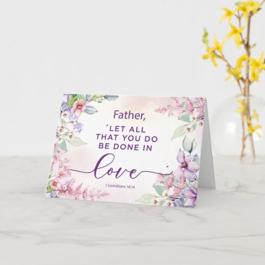 Valentijnsdag houdt van de Schrift Kaart (Gele Bloem)