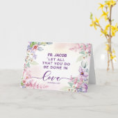 Valentijnsdag houdt van de Schrift Kaart (Gele Bloem)