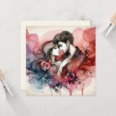 Valentijnsdag houdt van Kaarten (Voorkant / Achterkant in situ)