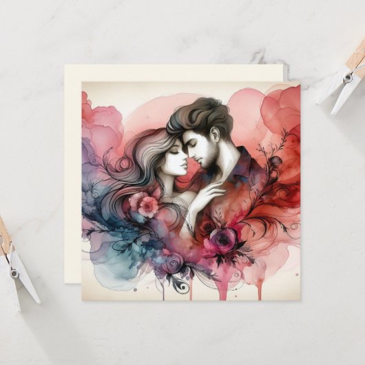 Valentijnsdag houdt van Kaarten (Voorkant / Achterkant in situ)