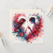 Valentijnsdag houdt van Kaarten (Voorkant / Achterkant in situ)