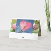 Valentijnsdag houdt van romantische lotsbestemming feestdagen kaart (Achterkant)