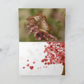 Valentijnsdag houdt van romantische lotsbestemming feestdagen kaart (Binnen)