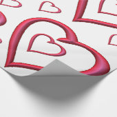 Valentijnsdag houdt van roze cadeaupapier (Hoek)