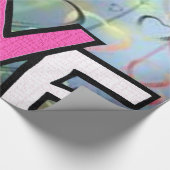 Valentijnsdag houdt van roze cadeaupapier (Hoek)