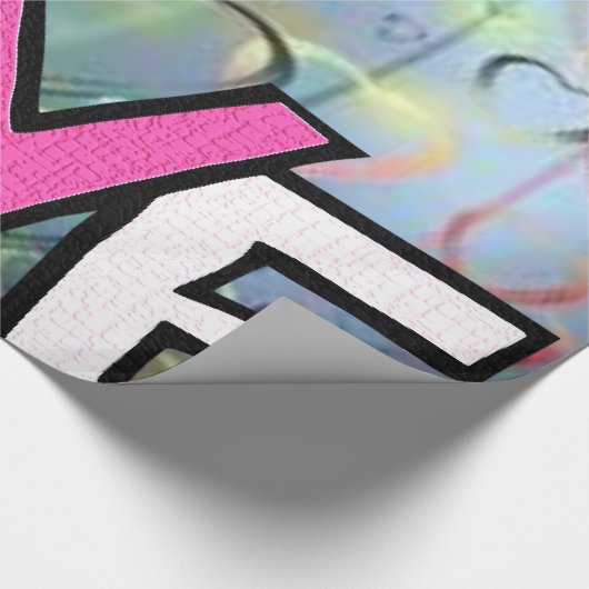 Valentijnsdag houdt van roze cadeaupapier (Hoek)