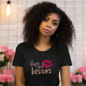 Valentijnsdag Hugs en Kisses T-shirt