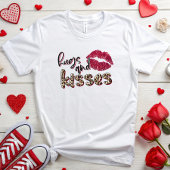 Valentijnsdag Hugs en Kisses T-shirt
