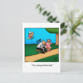 Valentijnsdag Humor Briefkaart (Staand voorkant)