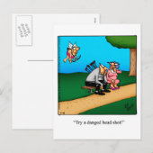 Valentijnsdag Humor Briefkaart (Voorkant / Achterkant)