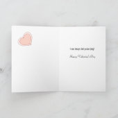 Valentijnsdag, humoristisch, twee konijnen feestdagen kaart (Binnen)