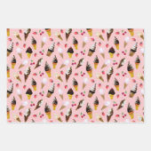 Valentijnsdag Ice Cream handgetekende Waterverf Inpakpapier Vel (Voorkant 2)