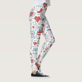 Valentijnsdag Iconen leggings (Rechts)