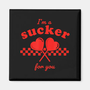 Valentijnsdag Ik ben een sukkel voor jou Candy Hea Magneet