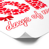 Valentijnsdag Ik heb 67 dagen dating overleefd Gra Poster (Hoek)