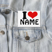  Valentijnsdag Ik hou van Aangepast hart Button (Insitu)