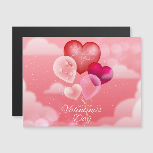 Valentijnsdag, ik hou van je (Voorkant / Achterkant)