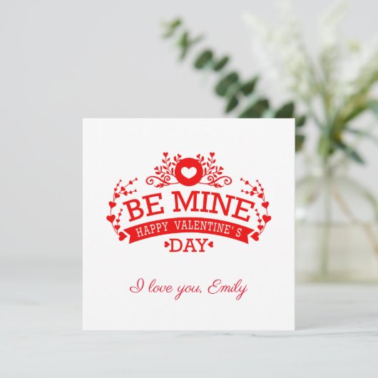  Valentijnsdag Ik hou van je (Staand voorkant)