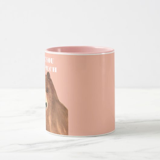 Valentijnsdag, ik hou van je Beary Much Mok (Midden)