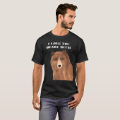 Valentijnsdag, ik hou van je Beary Much T-shirt (Voorkant volledig)