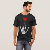 Valentijnsdag Ik hou van je hand teken ASL hart vr T-shirt (Voorkant volledig)