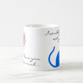 Valentijnsdag "Ik hou van je" Kat Coffee Mok (Center)