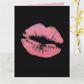 VALENTIJNSDAG IK HOU VAN JE KUS MAN BOYFRIEND  KAART (Gele Bloem)