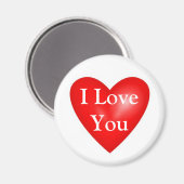 Valentijnsdag Ik hou van je Magneet (Voorkant / Achterkant)