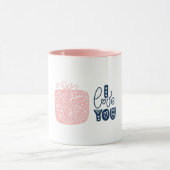Valentijnsdag, ik hou van je mok (Midden)