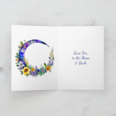 Valentijnsdag | Ik hou van je op de maan Kaart (Binnen)