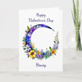 Valentijnsdag | Ik hou van je op de maan Kaart (Voorkant)