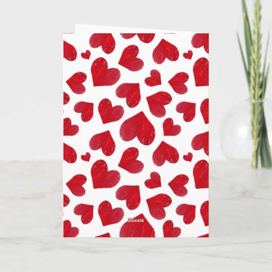 Valentijnsdag Ik hou van je zonder te weten hoe Feestdagen Kaart (Achterkant)