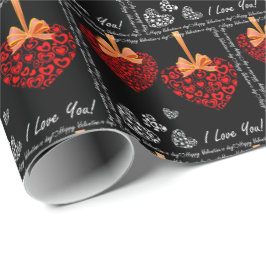 Valentijnsdag Ik hou van papier met onmiddellijke 