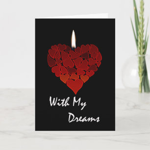 Valentijnsdag ik vertrouw je met mijn dromen feestdagen kaart