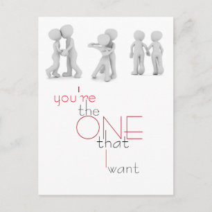 Valentijnsdag Illustration Briefkaart