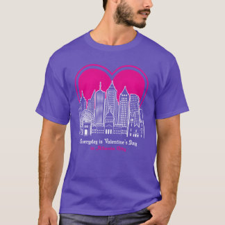 Valentijnsdag in Atlanta City vintage T-shirt